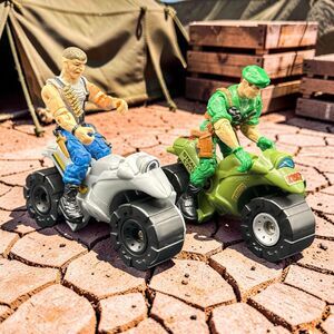 1998/2000 Lenard Corps Stealth Cycles + Elite Forces Roo, Rick Ranger Figure A77